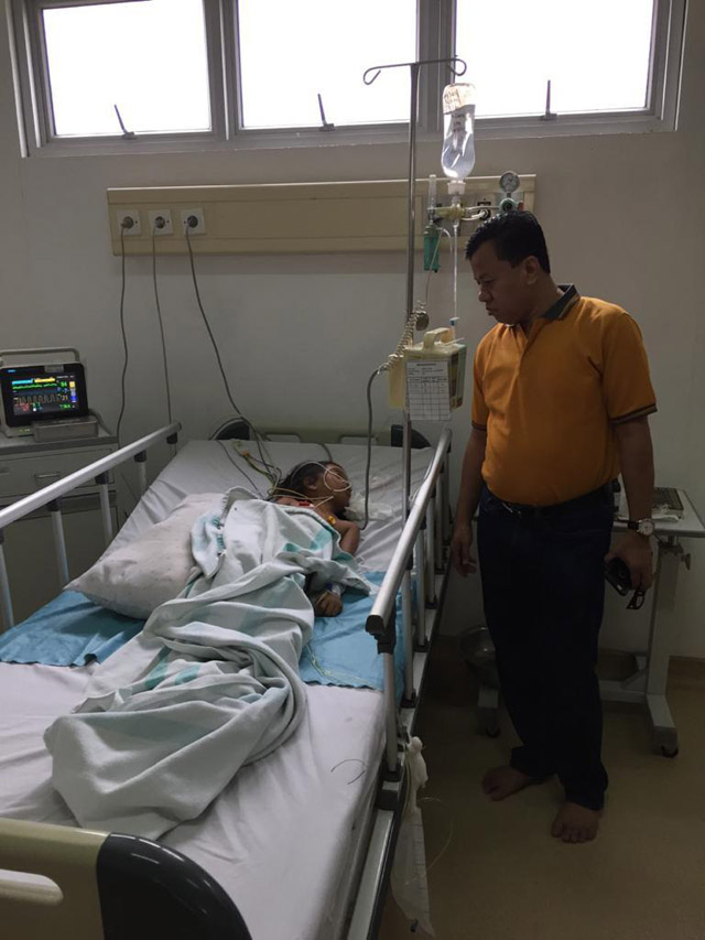 Hanifah, Anak Penderita Radang Otak di Kuansing Butuh Bantuan  